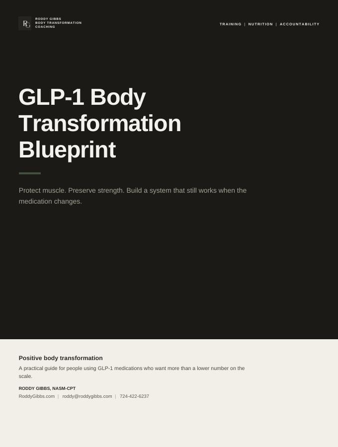 Preview cover for GLP-1 Body Transformation Blueprint